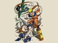 Rock Lee, Hinata e Naruto